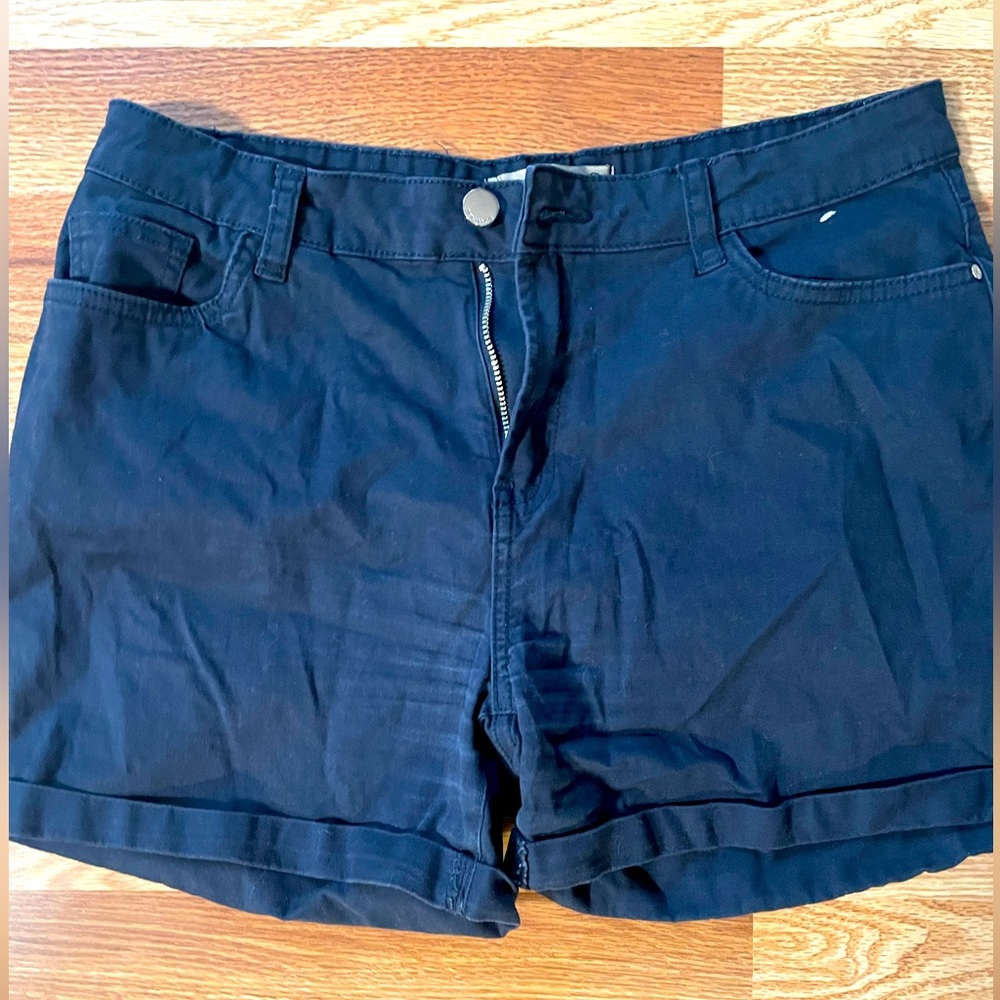 DENIM&CO NAVY BLUE SHORTS